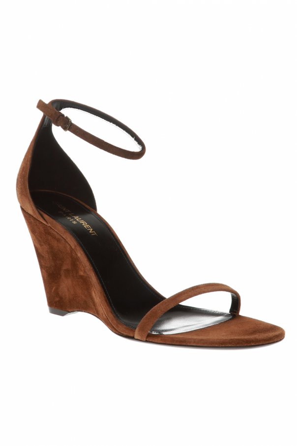 Saint laurent 2025 lila wedge sandal